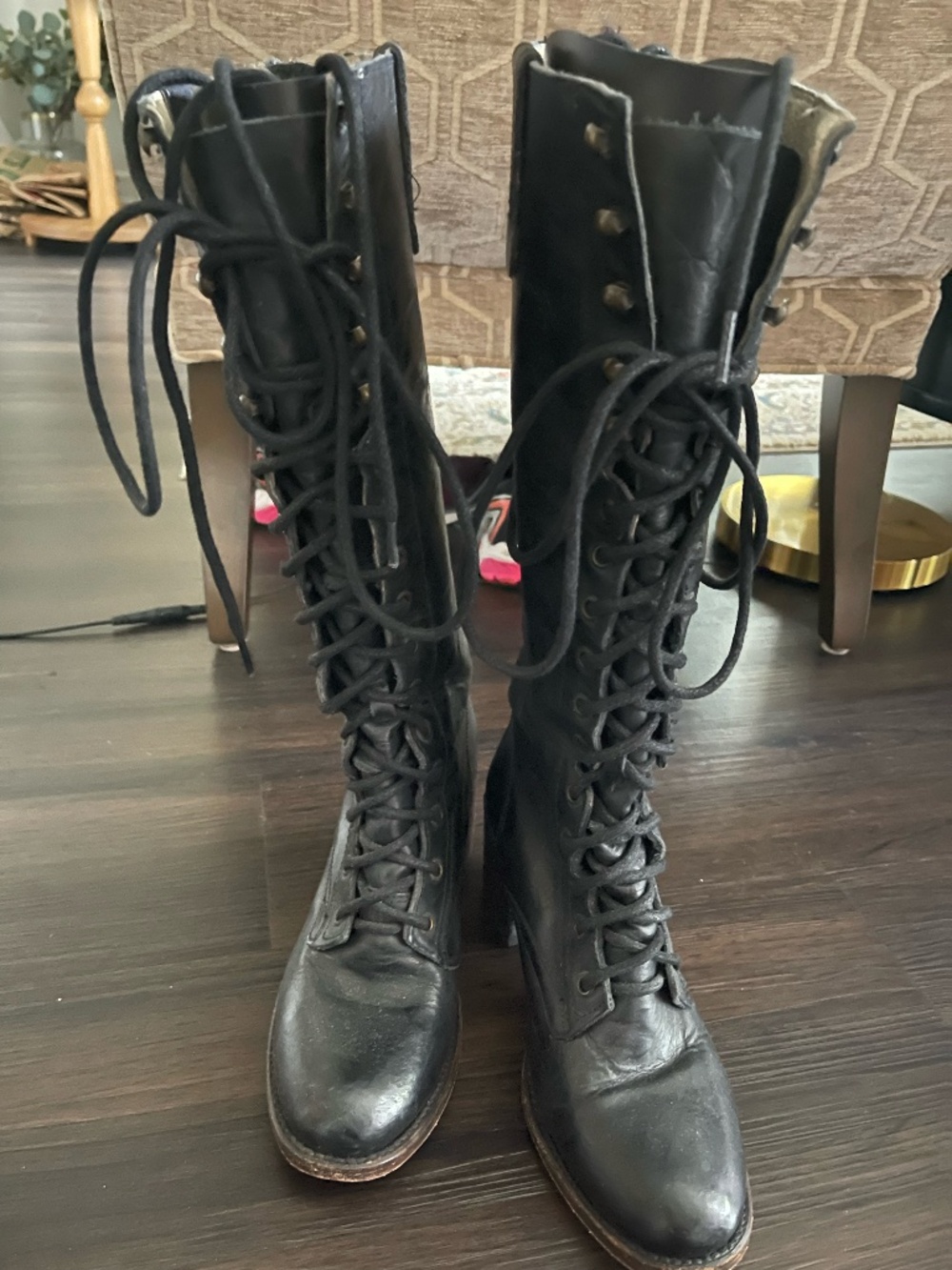 Freebird Lace-Up Boots